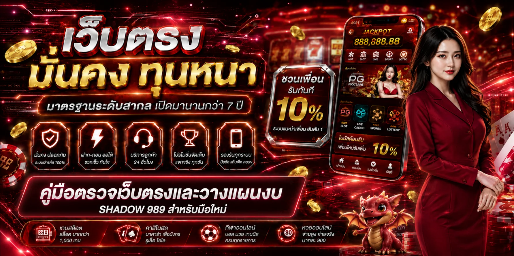 SHADOW 989 เว็บตรง | ตรวจทางเข้าและวางแผนงบ